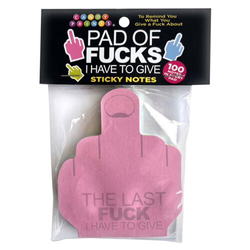 Last Fuck I Have to Give Sticky Notes