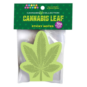 Cannabis Leaf Sticky Notes
