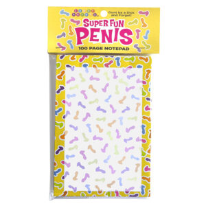Super Fun Penis Notepad