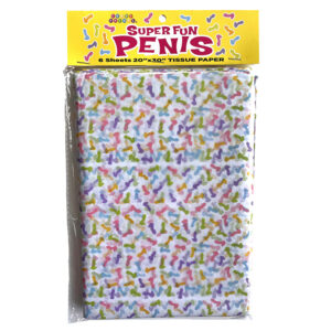 Super Fun Penis Tissue Paper