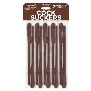 Cock Suckers Pecker Straws-Chocolate