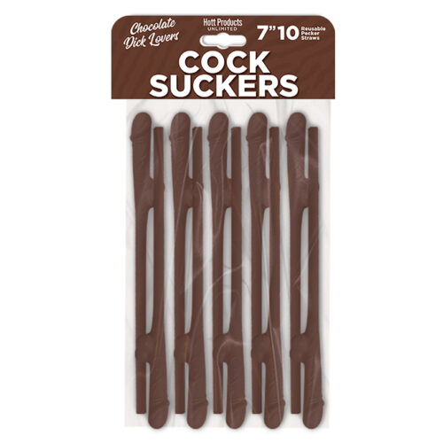 Cock Suckers Pecker Straws-Chocolate