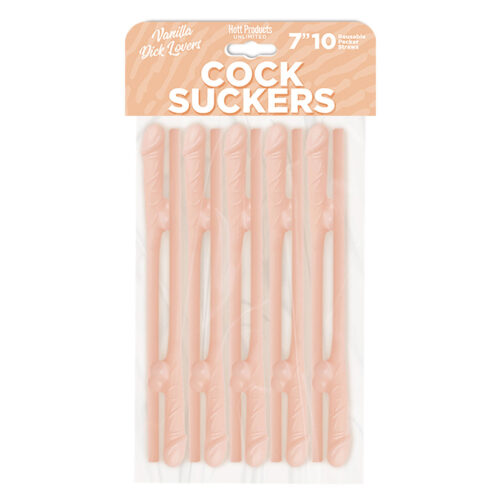 Cock Suckers Pecker Straws-Vanilla