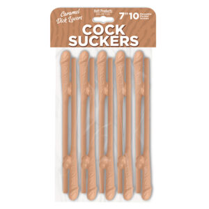 Cock Suckers Pecker Straws-Caramel