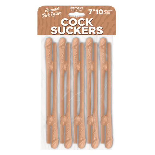 Cock Suckers Pecker Straws-Caramel