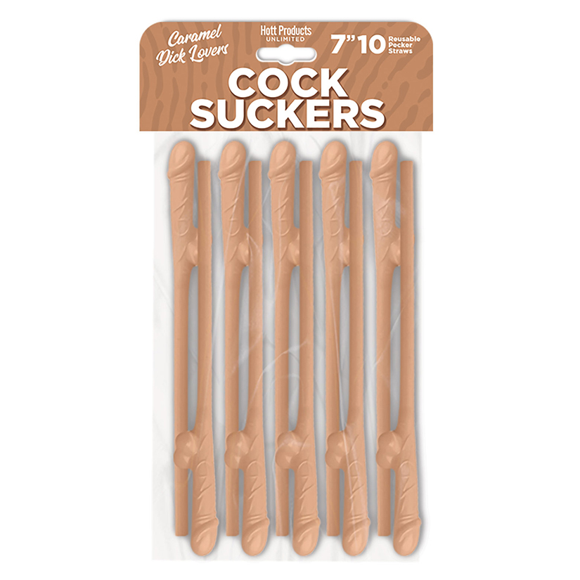 Cock Suckers Pecker Straws-Caramel