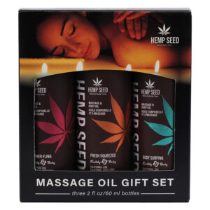 Earthly Body Massage & Body Oil Trio Gift Set Summer 2025