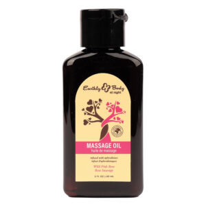 Earthly Body at Night Massage Oil Aphrodisiac-Wild Pink Rose 2oz