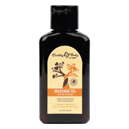 Earthly Body at Night Massage Oil Aphrodisiac-Grapefruit 2oz