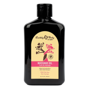 Earthly Body at Night Massage Oil Aphrodisiac-Wild Pink Rose 8.4oz