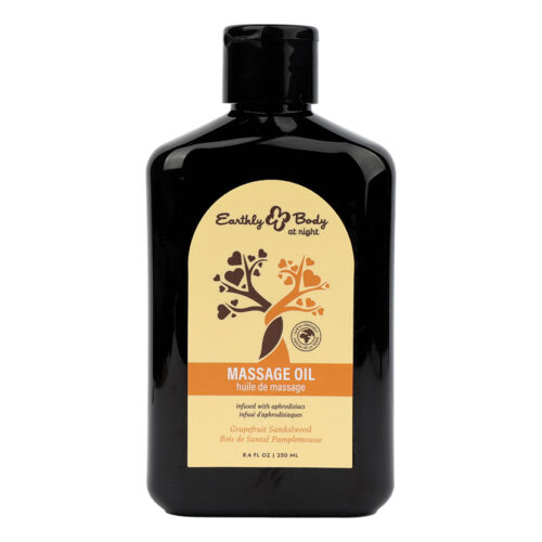 Earthly Body at Night Massage Oil Aphrodisiac-Grapefruit 8.4oz