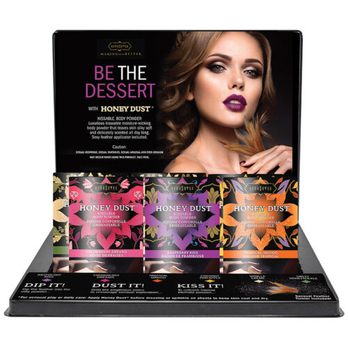 Kama Sutra Honey Dust 1oz Display of 12