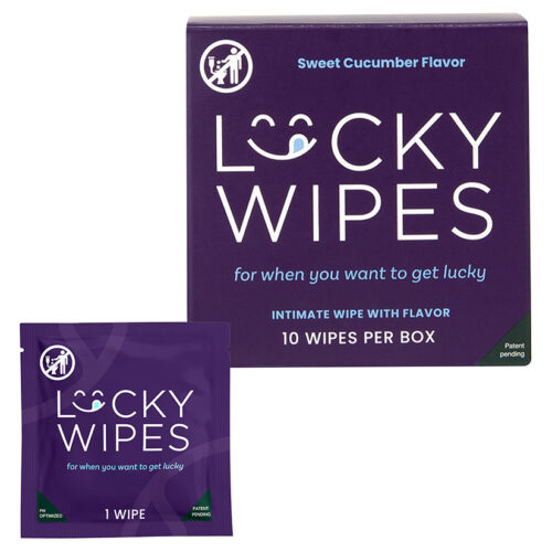 Sweetums Flavored Lucky Wipes For Men-Sweet Cucumber