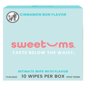 Sweetums Flavored Wipes-Cinnamon Bun