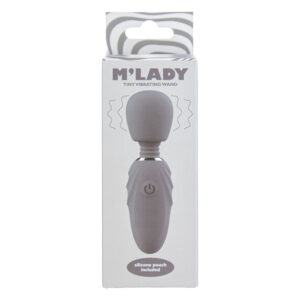 M'Lady Tiny Vibrating Wand-Grey