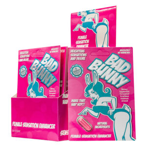 Bad Bunny Female Pill Display of 24