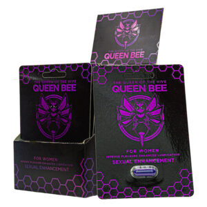 Queen Bee Female Pill Display of 24