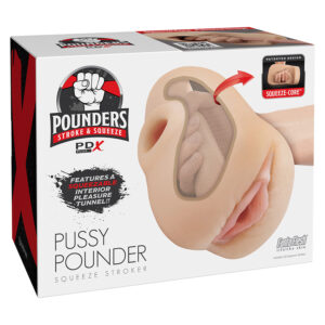 PDX Plus Pussy Pounder Squeeze Stroker-Light