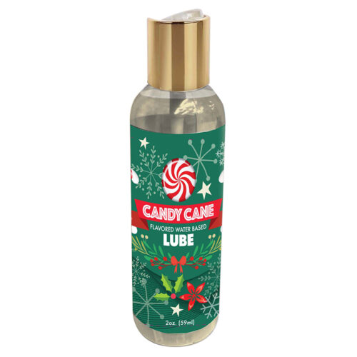 Little Genie Holiday Lube-Candy Cane 2oz
