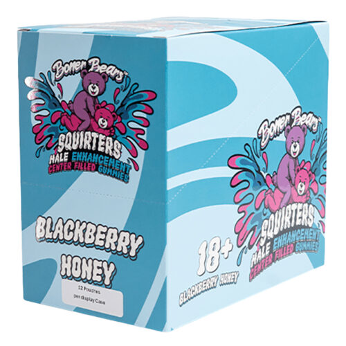Boner Bears Squirters Blackberry Honey Display of 12