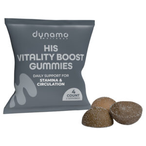 Dynamo Wellness His Vitality Boost Gummies Foil 2 Servings