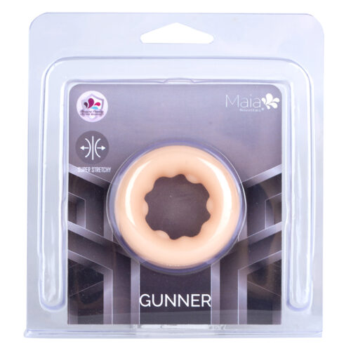 Maia Gunner Liquid Silicone Construction C Ring-Vanilla