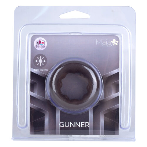Maia Gunner Liquid Silicone Construction C Ring-Chocolate