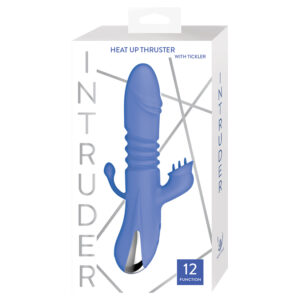 Intruder Heat Up Thruster With Tickler-Blue