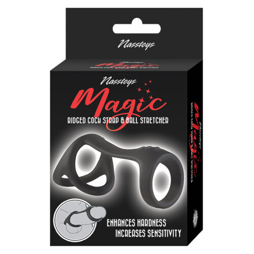 Magic Ridged Cock Strap & Ball Stretcher