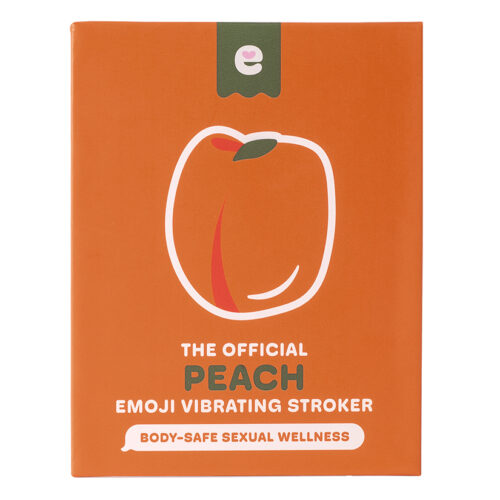 Emojibator Peach Vibrating Stroker