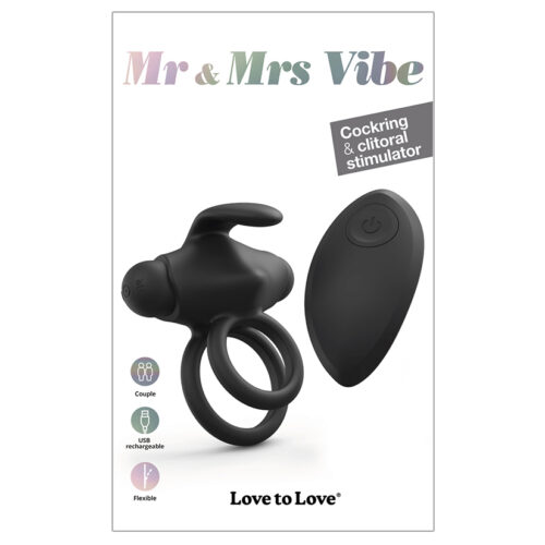 Love To Love Mr & Mrs Vibe-Black Onyx