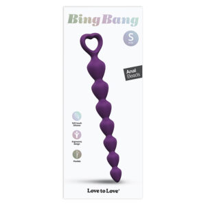 Love To Love Bing Bang Anal Beads-Purple Rain SM