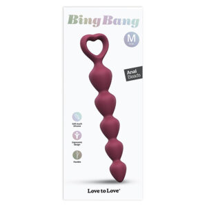 Love To Love Bing Bang Anal Beads-Plum Star MD