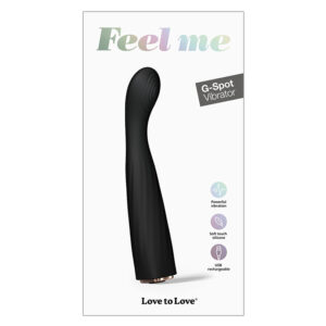 Love To Love Feel Me G-Spot Vibrator-Black Onyx