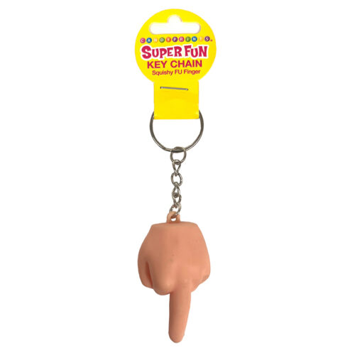 Super Fun Key Chain Squishy FU Finger