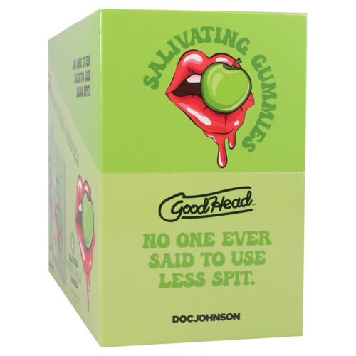 GoodHead Salivating Gummies-Green Apple Display of 24